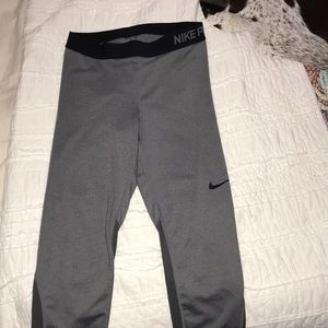 Nike Pro Grey Leggings Size M
